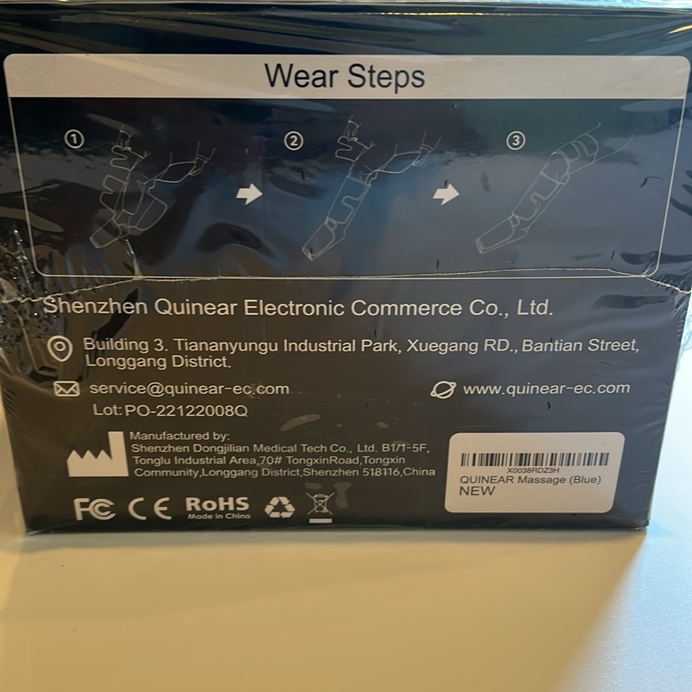 NEW QUINEAR ELECTRONIC AIR LEG COMPRESSION LEG MASSAGER WITH HEAT - Picture 13 of 13